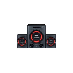 Picture of LG LK72B, Deep Bass, Bluetooth, USB, SD Card and FM Radio 40 W Bluetooth Home Theatre  (Black, 2.1 Channel)